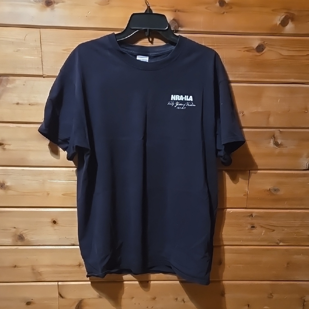 Gildan Blue Short Sleeve Tee with Classic Crew Neck